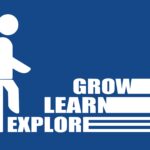 Grow Learn Explore logo: A vibrant logo with the words "Grow Learn Explore" in bold, colorful letters, representing growth and exploration.